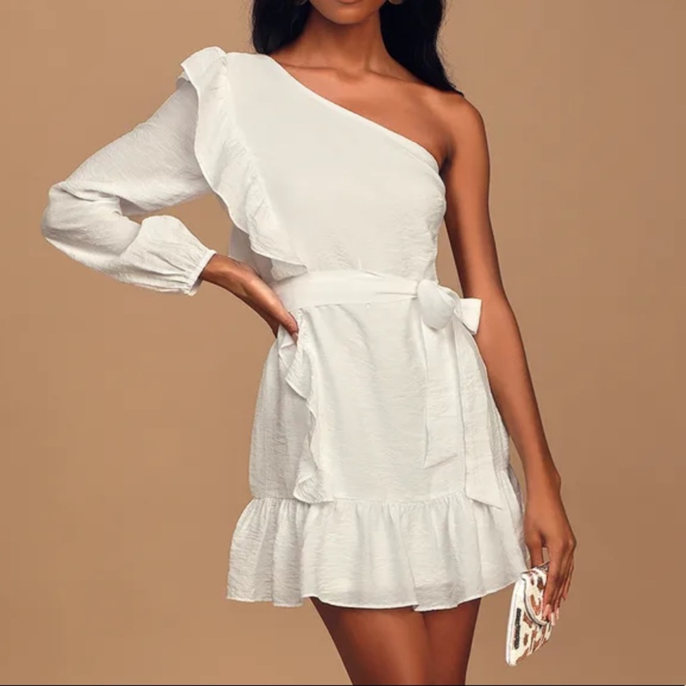 NWT - Lulus One Shoulder Dress - Picture 3 of 3